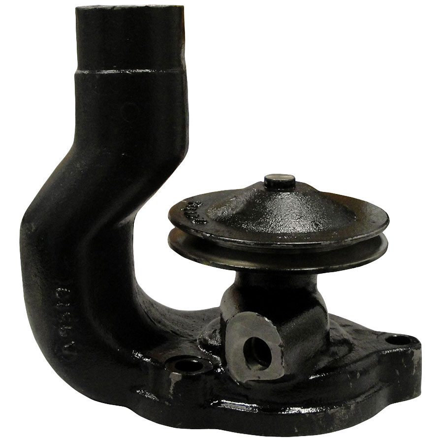 John Deere Water Pump For Units With By-pass Cooling System. Casting Number R5318R. Uses 3/8 Pulley Width. If You Do Not Have By-pass Cooling System You Need To Use F2282R Plug To Cap Off Unneeded Port.