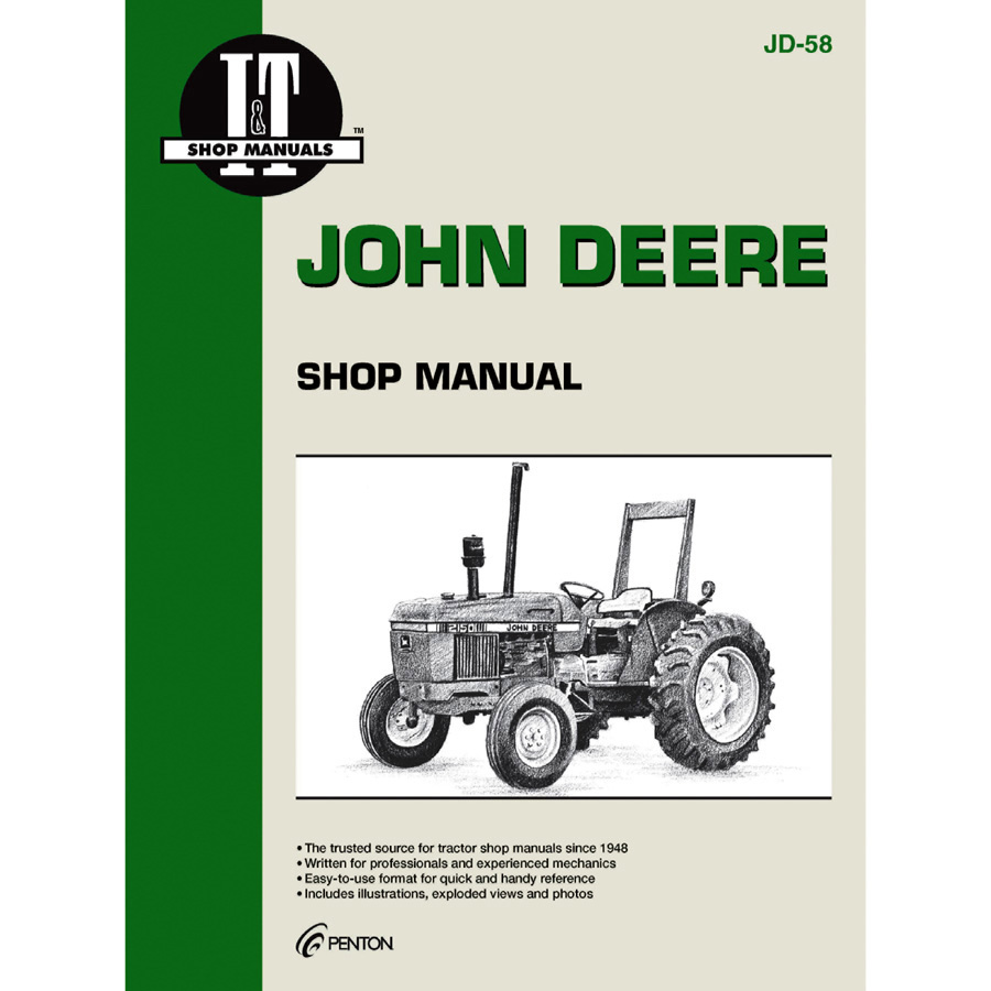 John Deere Service Manual 160 Pages. Does Not Include Wiring Diagrams.