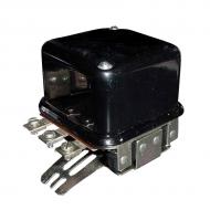 12v, Dual Polarity, Two-Unit Type, A-Circuit, 3-Terminal. Terminals are: BAT-GEN-FLD, GRD (base).
Part Reference Numbers: 1118792;A20792;VR1820
Fits Models: 1030; 50; 520; 530; 60  INDUST/CONST; 70 INDUST/CONST; 700; 720; 730; 830 LOADER; 900; 930; 940 INDUST/CONST; A; G