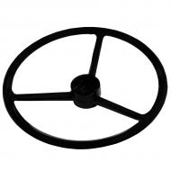 Mat vinyl material w/three spokes. 16" OD, splined hub.
Part Reference Numbers: AL28457;AR78405;T22875
Fits Models: 1020; 1030; 1040; 1120; 1130; 1140; 1520; 1530; 1550; 1630; 1640; 1750 PLANTER; 1830; 1840 AIR SEEDER; 1850; 1950; 2020; 2030; 2040; 2120; 2130; 2140; 2150; 2155; 2240; 2250; 2255 COMBINE; 2350 PLOW; 2355; 2355N; 2440; 2520; 2630; 2640; 2650; 2650N; 2750; 2755; 2850; 2855N; 2940; 2950; 2955; 300B INDUST/CONST; 301A INDUST/CONST; 302 INDUST/CONST; 3020; 302A; 3040; 3050; 3055; 310C INDUST/CONST; 3120; 3140; 3150; 3155; 315C INDUST/CONST; 3255; 3350; 3640; 3650; 401B INDUST/CONST; 401C INDUST/CONST; 4020; 4030; 4040; 4050; 4055; 410 INDUST/CONST; 410C INDUST/CONST; 4230; 4240; 4250; 4255; 440C SKIDDER; 440D SKIDDER; 4430; 4440; 444C INDUST/CONST; 444D INDUST/CONST; 4450; 4455; 4555; 4560; 4630; 4640; 4650; 4755; 4760; 4840; 4850; 4890 WINDROWER; 4955; 4960; 500C INDUST/CONST; 5105; 510C INDUST/CONST; 5205; 5210; 5220; 5300; 5300N; 5310; 5320; 5320N; 5400; 5400N; 540B SKIDDER; 540D SKIDDER; 540E SKIDDER; 5410; 5420 LOADER; 5420N; 544C INDUST/CONST; 544D INDUST/CONST; 544E INDUST/CONST; 5500; 5500N; 5510; 5520; 5520N; 5615; 570B MOTOR GRADER; 5715; 6100; 610C INDUST/CONST; 624E INDUST/CONST; 640 INDUST/CONST; 640D SKIDDER; 640E; 643 FELLER BUNCHER; 643D FELLER BUNCHER; 644C INDUST/CONST; 644D INDUST/CONST; 644ER INDUST/CONST; 646C COMPACTOR; 6500; 6600 INDUST/CONST; 670 MOTOR GRADER; 670A MOTOR GRADER; 670B MOTOR GRADER; 672A MOTOR GRADER; 672B MOTOR GRADER; 710B INDUST/CONST; 710C INDUST/CONST; 740A SKIDDER; 740E SKIDDER; 743 FELLER BUNCHER; 762 SCRAPER; 762A SCRAPER; 762B SCRAPER; 770 UTILITY; 770A MOTOR GRADER; 770B MOTOR GRADER; 770BH MOTOR GRADER; 820; 830 LOADER; 8430; 8440; 8450; 8560; 8570; 862 SCRAPER; 862B SCRAPER; 8630; 8640; 8650; 8760; 8770; 8850; 8870; 8960; 8970; 920; 930; 940 INDUST/CONST; 950 UTILITY; 955 UTILITY/MOWER; 970 UTILITY