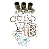 Engine Base kit for 3.179T/3029T engine. Includes standard piston kits (RE33115), complete gasket set with front and rear crank seals and connecting rod bushings. To maximize kit you would add 3 conrod bearing pairs, 3 Main Bearing pairs, 1 Main Thrust bearing set, 6 Capscrews also called Conrod bolts and an injector grommet set. (Sold separately). If ordering rod or main bearings please indicate sizes required.
Part Reference Numbers: RE33115
Fits Models: 2355CS; 2355N