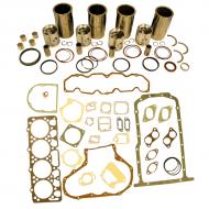 Engine Base kit for 4.270 engine serial # 280,000 and below (Piston Pin 1.50"(38mm)). Block R26160, R32020 or R40850. Includes standard piston kits (RE23173), complete gasket set with front and rear crank seals and connecting rod bushings. To maximize kit you would add 4 conrod bearing pairs, 4 Main Bearing pairs, 1 Main Thrust bearing set, 8 Capscrews also called Conrod bolts and 3 Camshaft bushings. (SOLD SEPARATELY). If ordering rod or main bearings please indicate sizes required.
Part Reference Numbers: RE23170;RG17898
Fits Models: 3020; 500  INDUST/CONST; 500A INDUST/CONST