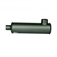 Inlet I.D. 3-1/8", Outlet O.D. 2-1/2", O/A Length 22-1/2", Inlet Length 2-1/2", Outlet Length 2-1/2", Shell Length 20".
Part Reference Numbers: AH11014H;DR-103
Fits Models: 55 COMBINE; 95 COMBINE