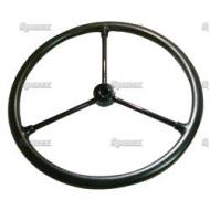 15in Steering Wheel For John Deere M. 15\", 11/16 to 3/4\" Keyed Hub, With 3 Steel Spokes.