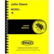 This is an 82 page parts catalog for the John Deere tractor Model "R".