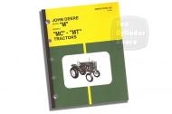 This is a 151 page parts catalog covering the John Deere tractor models "M" and  "MC" through "MT"
including the MC Crawler.